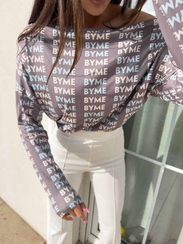 Bluzka MATTE – błękitna