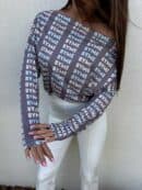 Bluzka MATTE – błękitna