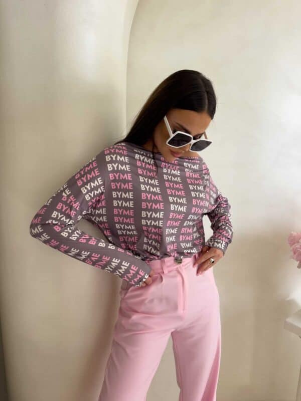 Bluzka MATTE – różowa