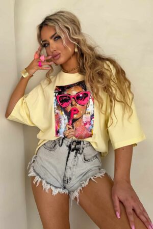 T-shirt PINK - bananowy