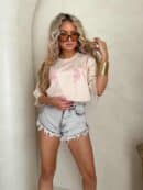 T-shirt MONI - waniliowy