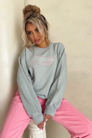 Bluza CREATIVE – szałwiowa