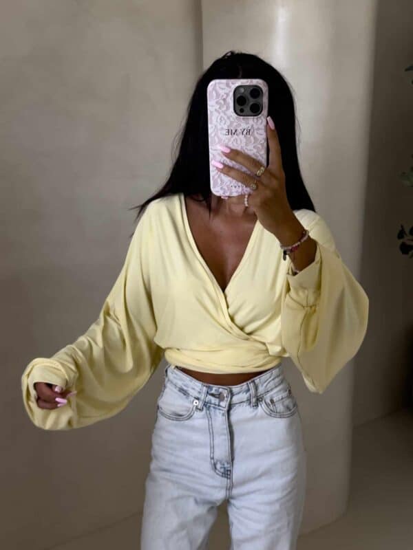 Bluzka KAIRA – bananowa