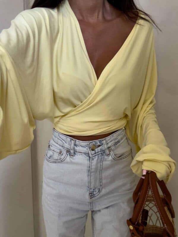 Bluzka KAIRA – bananowa