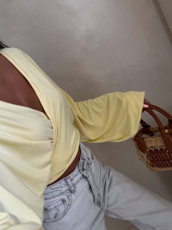 Bluzka KAIRA – bananowa