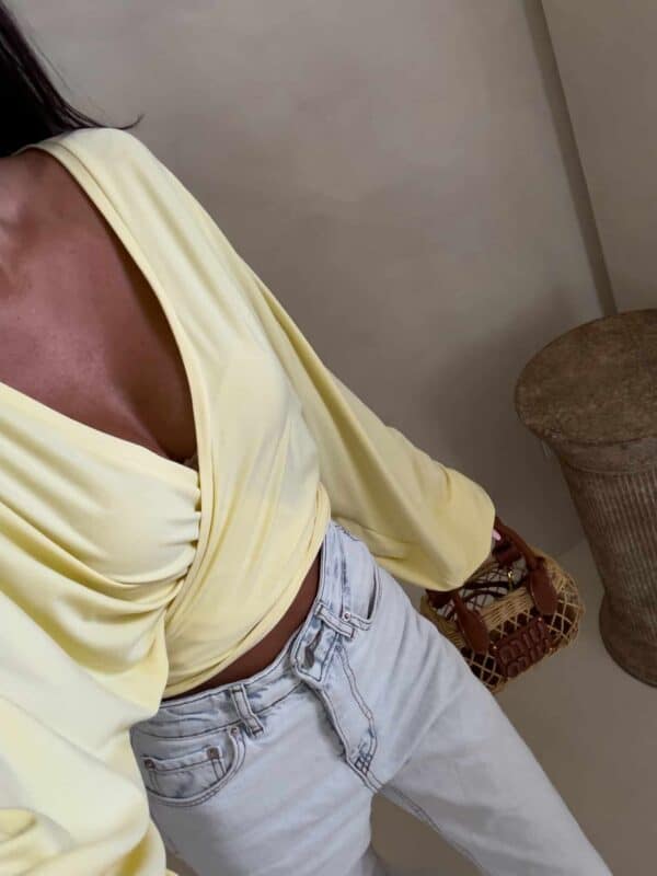 Bluzka KAIRA – bananowa