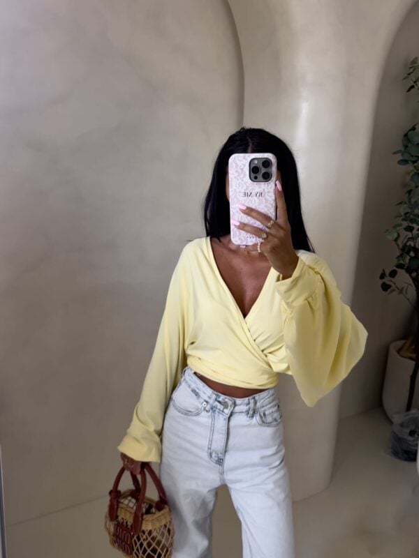 Bluzka KAIRA – bananowa