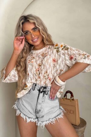 Bluzka MARMARIS koronka – łączka