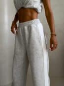 Spodnie LAMPAS - szary melanż