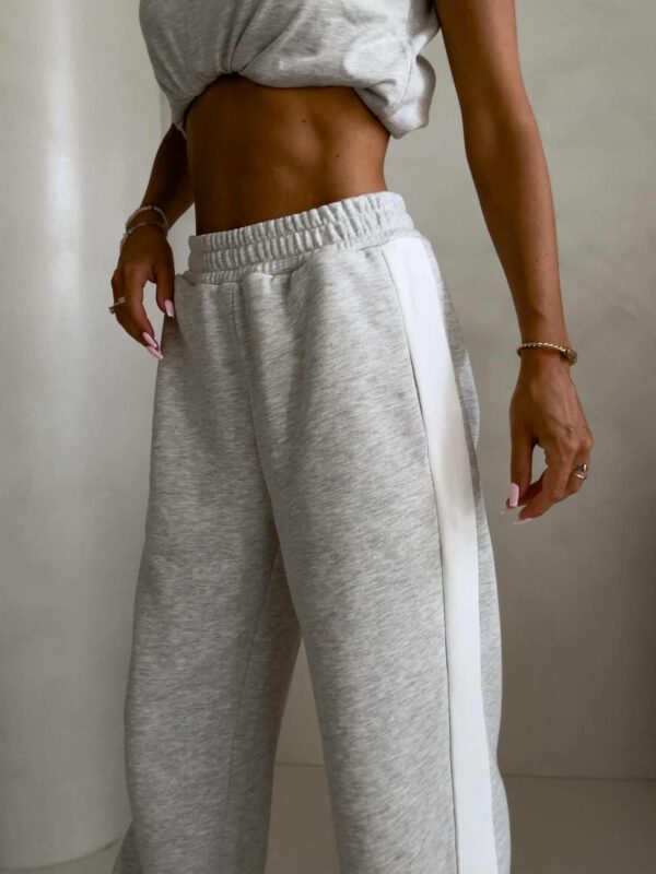 Spodnie LAMPAS - szary melanż