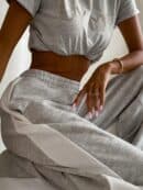 Spodnie LAMPAS - szary melanż