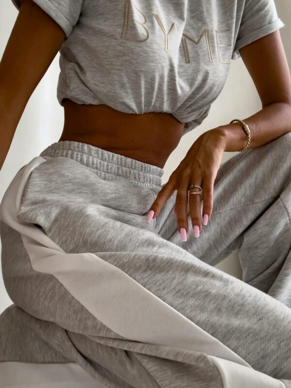 Spodnie LAMPAS - szary melanż