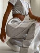 Spodnie LAMPAS - szary melanż