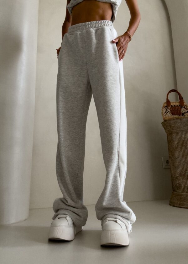 Spodnie LAMPAS - szary melanż