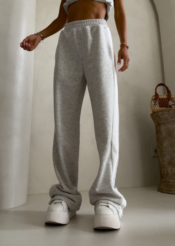 Spodnie LAMPAS - szary melanż