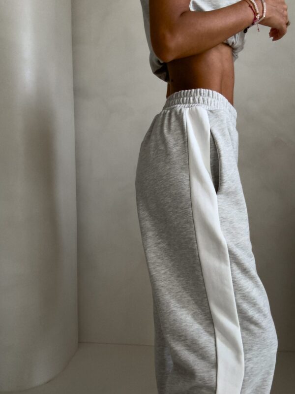 Spodnie LAMPAS - szary melanż