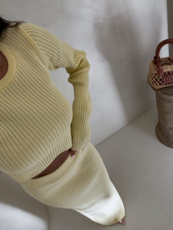 Komplet MELBOURNE – bananowy