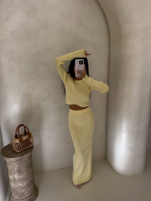 Komplet MELBOURNE – bananowy