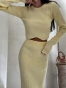 Komplet MELBOURNE – bananowy