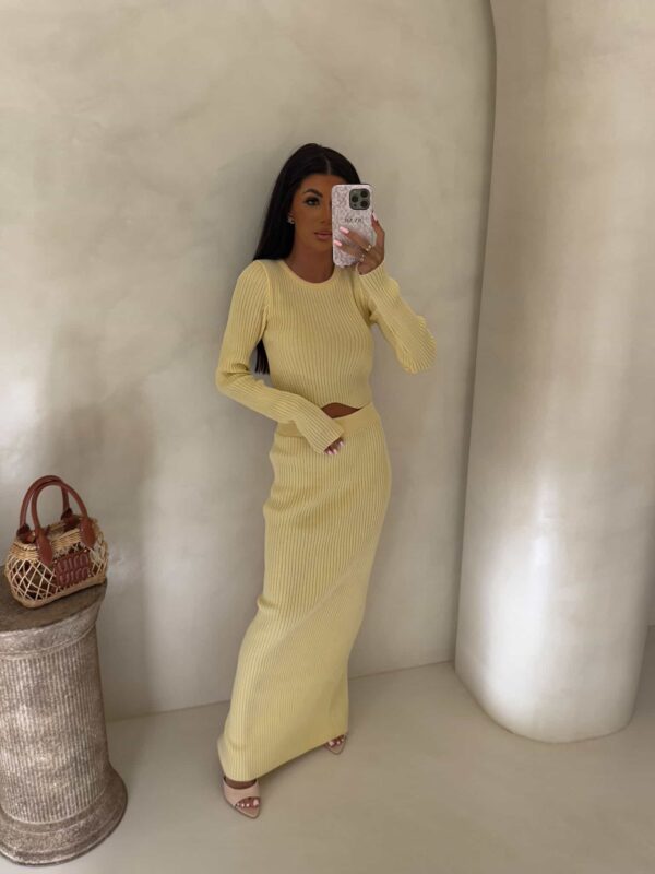 Komplet MELBOURNE – bananowy