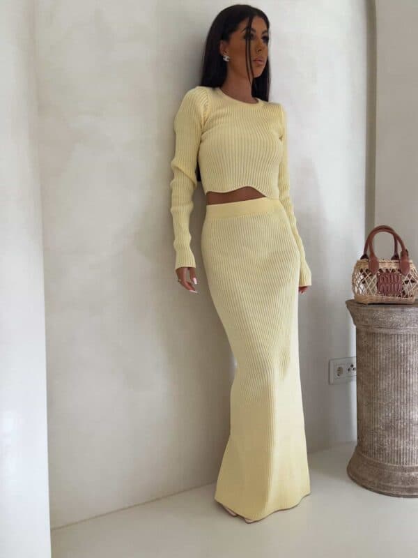 Komplet MELBOURNE – bananowy