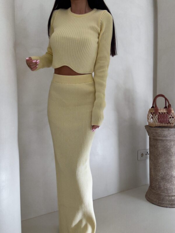 Komplet MELBOURNE – bananowy