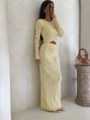 Komplet MELBOURNE – bananowy