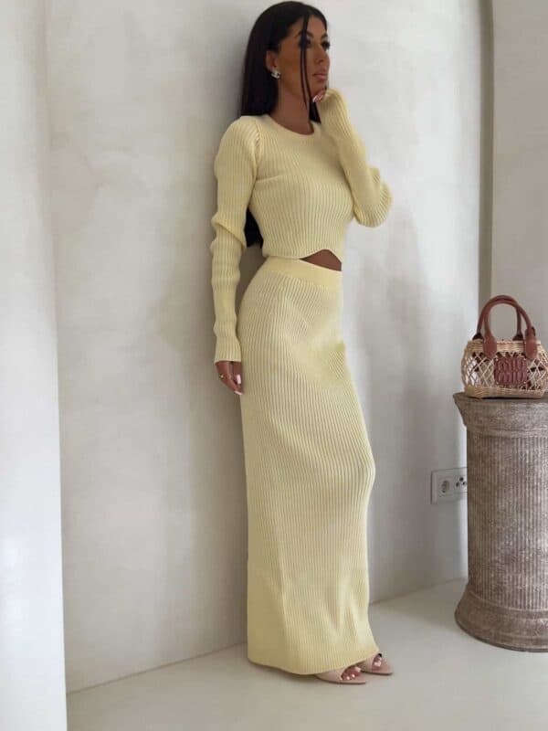 Komplet MELBOURNE – bananowy