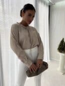 Bluzka ELEGANT - jasny beż