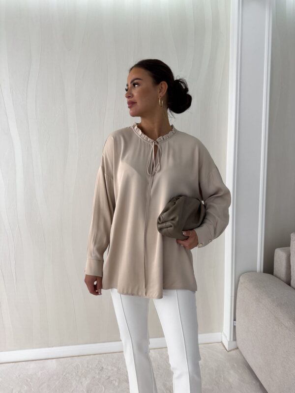 Bluzka ELEGANT - jasny beż