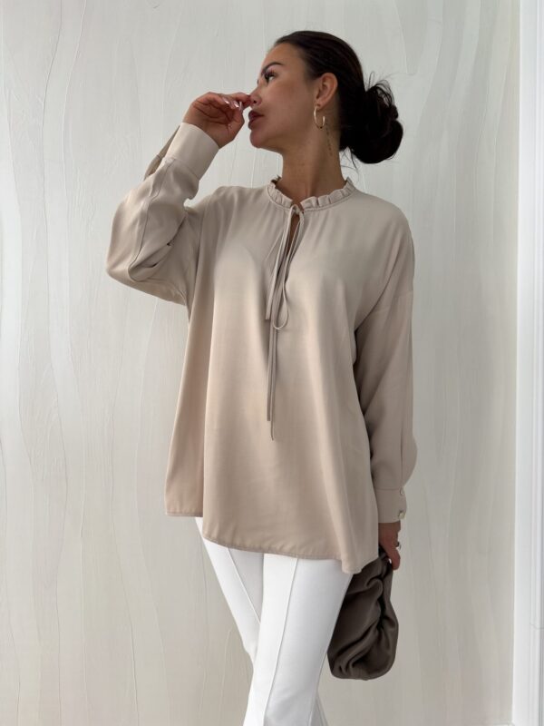 Bluzka ELEGANT - jasny beż