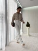 Bluzka ELEGANT - jasny beż