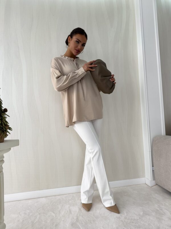 Bluzka ELEGANT - jasny beż