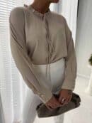 Bluzka ELEGANT - jasny beż