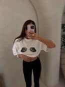 T-shirt MUSSELS - ecru