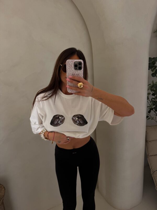 T-shirt MUSSELS - ecru