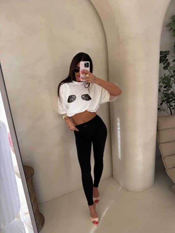 T-shirt MUSSELS - ecru