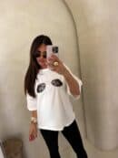 T-shirt MUSSELS - ecru