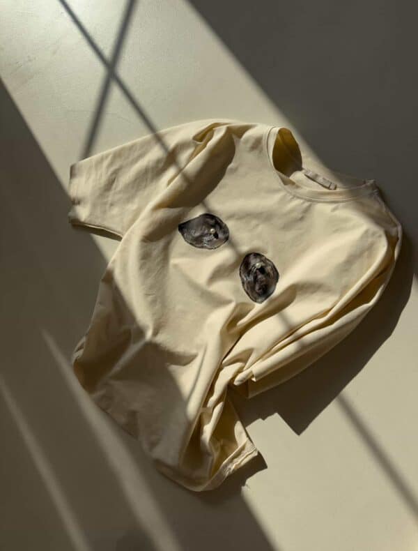 T-shirt MUSSELS - jasny beż