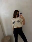 T-shirt MUSSELS - jasny beż