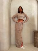 Komplet REVLON - ciemny beż