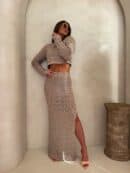 Komplet REVLON - ciemny beż