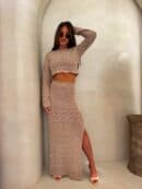 Komplet REVLON - ciemny beż