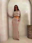 Komplet REVLON - ciemny beż