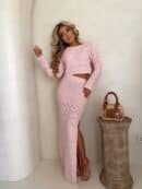 Komplet REVLON - jasny róż