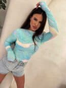 Bluzka SKIN MARMUREK – lazur Bluzka SKIN MARMUREK – lazur