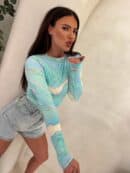 Bluzka SKIN MARMUREK – lazur Bluzka SKIN MARMUREK – lazur