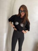 T-shirt MUSSELS - czarny