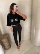 T-shirt MUSSELS - czarny