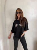 T-shirt MUSSELS - czarny